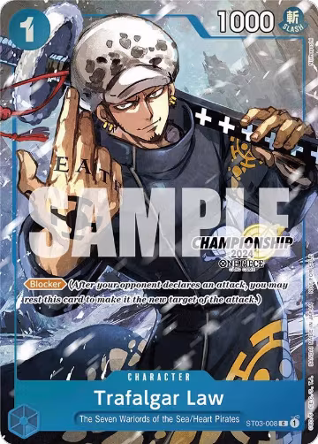 Trafalgar Law - ST03-008 (CS 2024 Event Pack Finalist) (ST03-008), One Piece Promotion Cards — One Piece card price