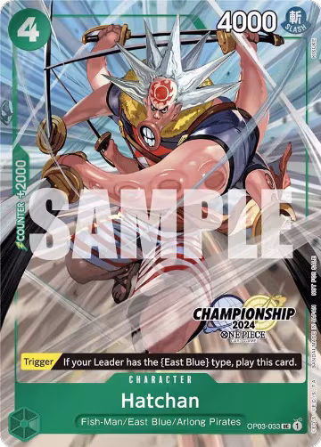 Hatchan (CS 2024 Celebration Pack) (OP03-033), One Piece Promotion Cards — One Piece card price