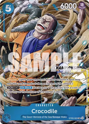 Crocodile (CS 2024 Celebration Pack) (ST03-003), One Piece Promotion Cards — One Piece card price
