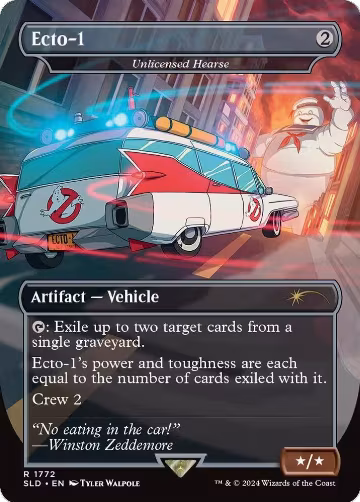 Ecto-1 - Unlicensed Hearse (1772), Secret Lair Drop Series — Magic card price