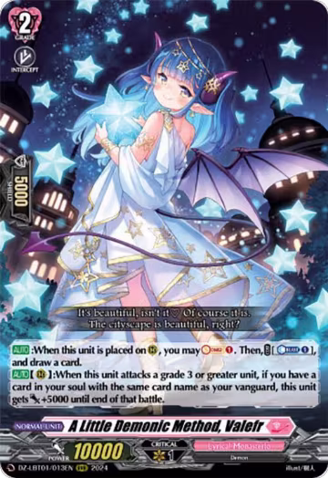 A Little Demonic Method, Valefr (DZ-LBT01/013EN), DZ-LBT01: Lyrical Monasterio Sparkling Stars! — Vanguard card price