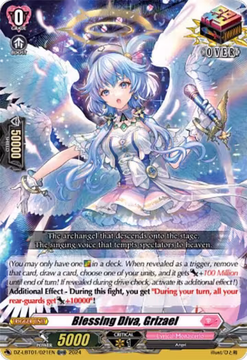 Blessing Diva, Grizael (DZ-LBT01/021EN), DZ-LBT01: Lyrical Monasterio Sparkling Stars! — Vanguard card price