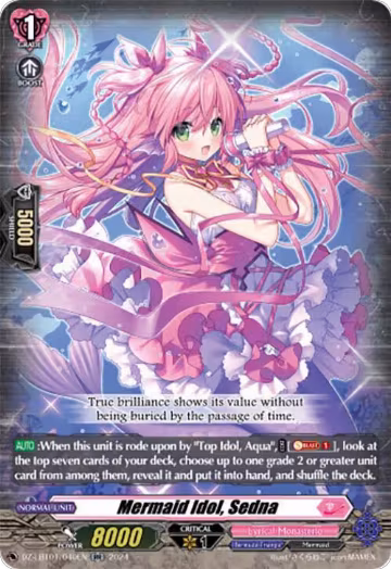 Mermaid Idol, Sedna (DZ-LBT01/040EN), DZ-LBT01: Lyrical Monasterio Sparkling Stars! — Vanguard card price