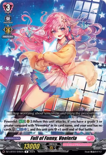 Full of Funny, Voelerla (DZ-LBT01/045EN), DZ-LBT01: Lyrical Monasterio Sparkling Stars! — Vanguard card price