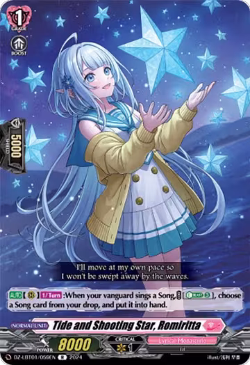 Tide and Shooting Star, Romiritta (DZ-LBT01/059EN), DZ-LBT01: Lyrical Monasterio Sparkling Stars! — Vanguard card price