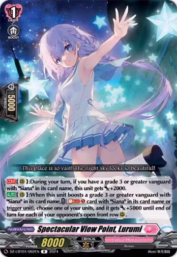 Spectacular View Point, Lurumi (DZ-LBT01/062EN), DZ-LBT01: Lyrical Monasterio Sparkling Stars! — Vanguard card price