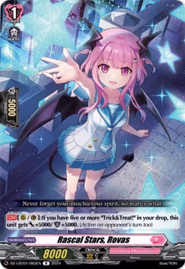 Rascal Stars, Rovas (DZ-LBT01/063EN), DZ-LBT01: Lyrical Monasterio Sparkling Stars! — Vanguard card price