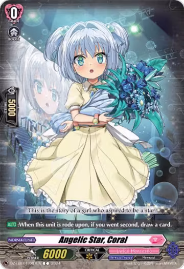Angelic Star, Coral (DZ-LBT01/087EN), DZ-LBT01: Lyrical Monasterio Sparkling Stars! — Vanguard card price