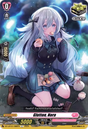 Glutton, Nora (DZ-LBT01/089EN), DZ-LBT01: Lyrical Monasterio Sparkling Stars! — Vanguard card price