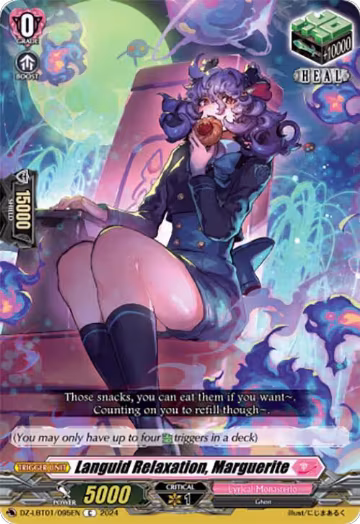 Languid Relaxation, Marguerite (DZ-LBT01/095EN), DZ-LBT01: Lyrical Monasterio Sparkling Stars! — Vanguard card price