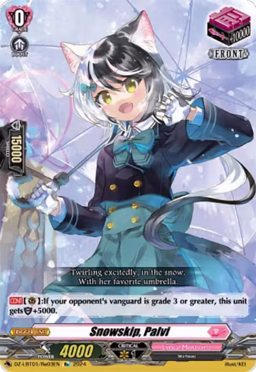 Snowskip, Palvi (DZ-LBT01/Re03EN), DZ-LBT01: Lyrical Monasterio Sparkling Stars! — Vanguard card price