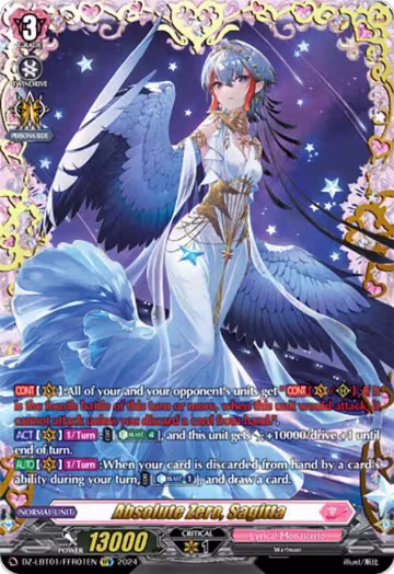 Absolute Zero, Sagitta (FFR) (DZ-LBT01/FFR01EN), DZ-LBT01: Lyrical Monasterio Sparkling Stars! — Vanguard card price
