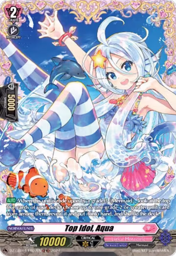 Top Idol, Aqua (FR) (DZ-LBT01/FR07EN), DZ-LBT01: Lyrical Monasterio Sparkling Stars! — Vanguard card price