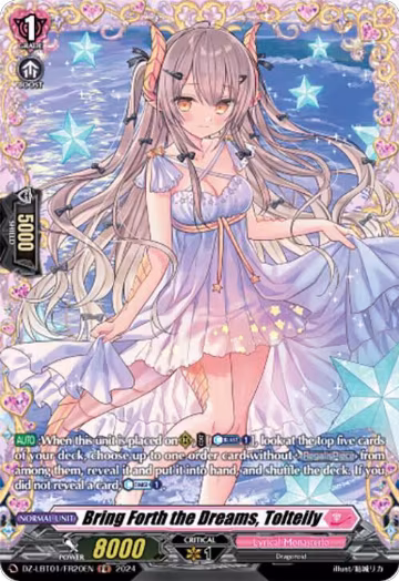 Bring Forth the Dreams, Tolteily (FR) (DZ-LBT01/FR20EN), DZ-LBT01: Lyrical Monasterio Sparkling Stars! — Vanguard card price