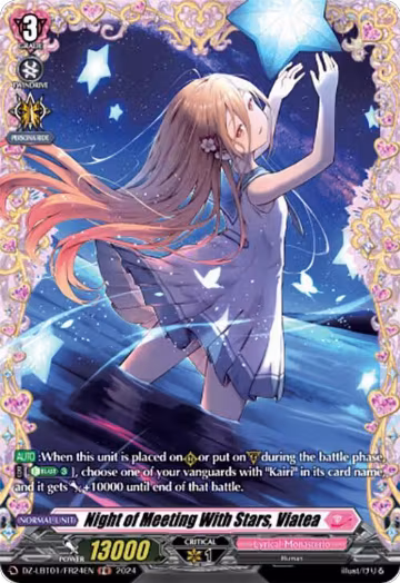 Night of Meeting With Stars, Viatea (FR) (DZ-LBT01/FR24EN), DZ-LBT01: Lyrical Monasterio Sparkling Stars! — Vanguard card price