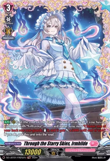 Through the Starry Skies, Irmhilde (FR) (DZ-LBT01/FR25EN), DZ-LBT01: Lyrical Monasterio Sparkling Stars! — Vanguard card price