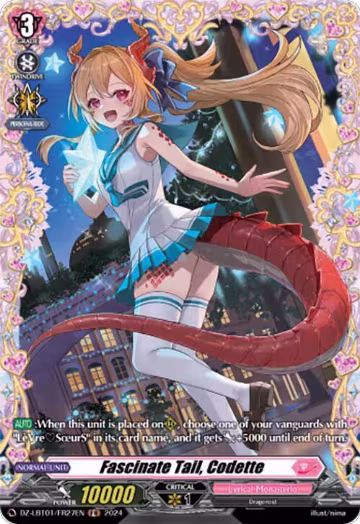 Fascinate Tail, Codette (FR) (DZ-LBT01/FR27EN), DZ-LBT01: Lyrical Monasterio Sparkling Stars! — Vanguard card price