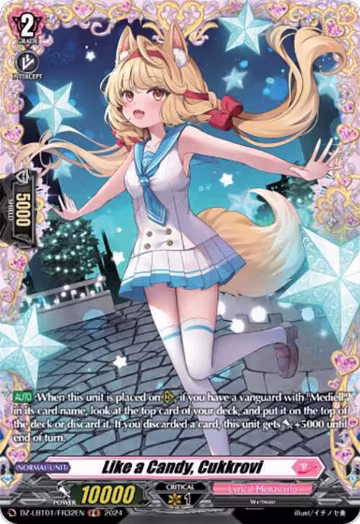 Like a Candy, Cukkrovi (FR) (DZ-LBT01/FR32EN), DZ-LBT01: Lyrical Monasterio Sparkling Stars! — Vanguard card price
