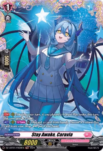 Stay Awake, Caravia (FR) (DZ-LBT01/FR39EN), DZ-LBT01: Lyrical Monasterio Sparkling Stars! — Vanguard card price