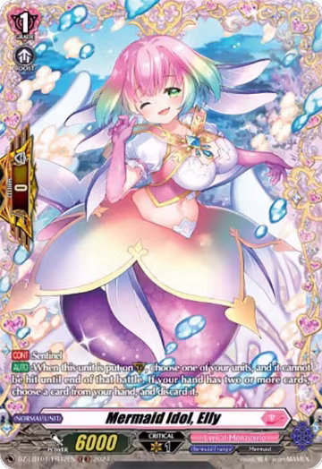 Mermaid Idol, Elly (FR) (DZ-LBT01/FR42EN), DZ-LBT01: Lyrical Monasterio Sparkling Stars! — Vanguard card price
