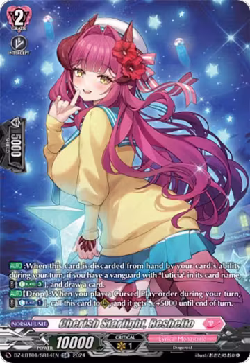 Cherish Starlight, Reshelto (SR) (DZ-LBT01/SR14EN), DZ-LBT01: Lyrical Monasterio Sparkling Stars! — Vanguard card price
