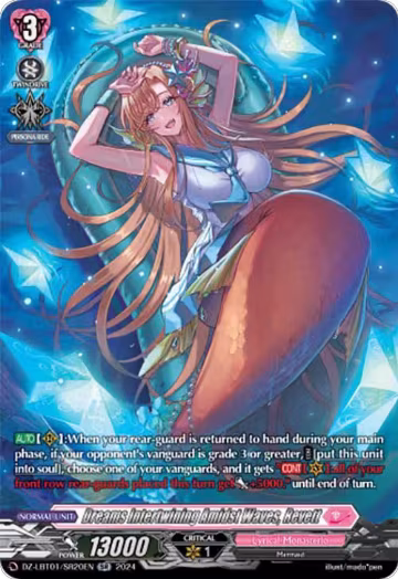 Dreams Intertwining Amidst Waves, Revett (SR) (DZ-LBT01/SR20EN), DZ-LBT01: Lyrical Monasterio Sparkling Stars! — Vanguard card price
