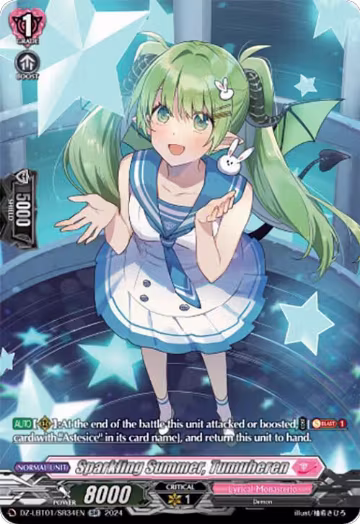Sparkling Summer, Tumuheren (SR) (DZ-LBT01/SR34EN), DZ-LBT01: Lyrical Monasterio Sparkling Stars! — Vanguard card price