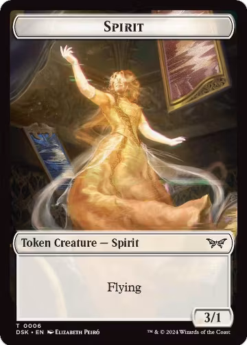 Spirit (0006) // Treasure Double-Sided Token (6 // 15), Duskmourn: House of Horror — Magic card price