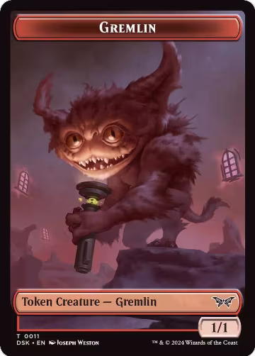 Gremlin Token (11), Duskmourn: House of Horror — Magic card price