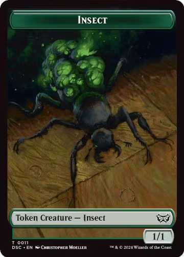 Insect (0011) // Ooze (0014) Double-Sided Token (11 // 14), Commander: Duskmourn: House of Horror — Magic card price