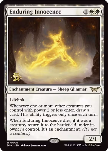 Enduring Innocence (6), Prerelease Cards — Magic card price