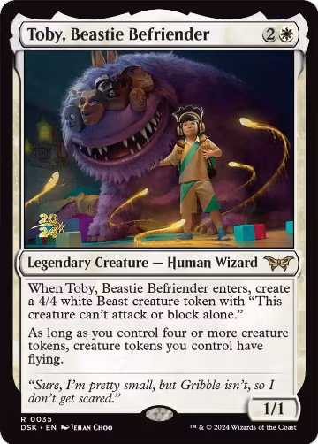 Toby, Beastie Befriender (35), Prerelease Cards — Magic card price