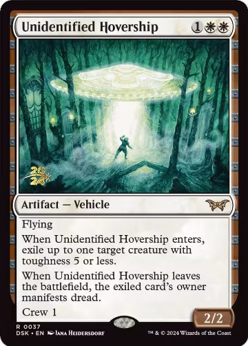 Unidentified Hovership (37), Prerelease Cards — Magic card price