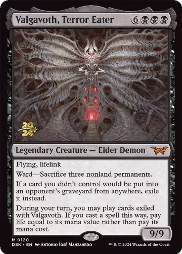 Valgavoth, Terror Eater (120), Prerelease Cards — Magic card price