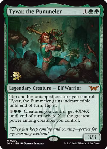Tyvar, the Pummeler (202), Prerelease Cards — Magic card price