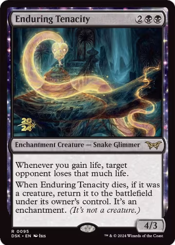 Enduring Tenacity (95), Prerelease Cards — Magic card price