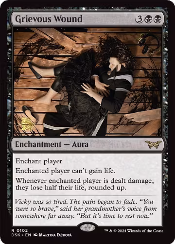 Grievous Wound (102), Prerelease Cards — Magic card price