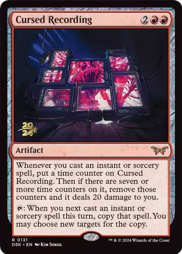 Cursed Recording (0131) (131), Prerelease Cards — Magic card price