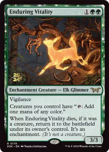 Enduring Vitality (176), Prerelease Cards — Magic card price