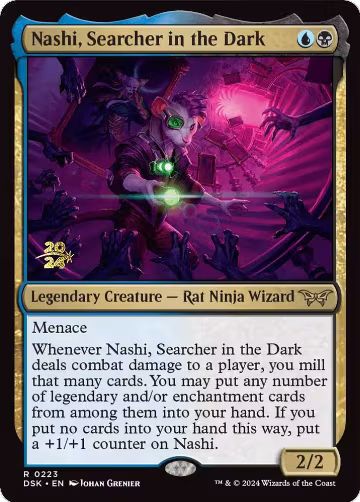 Nashi, Searcher in the Dark (223), Prerelease Cards — Magic card price