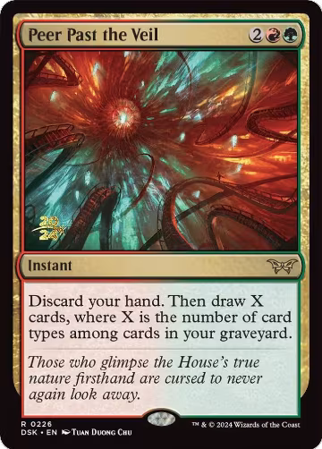 Peer Past the Veil (226), Prerelease Cards — Magic card price