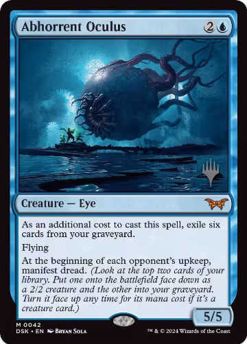 Abhorrent Oculus (42), Promo Pack: Duskmourn: House of Horror — Magic card price