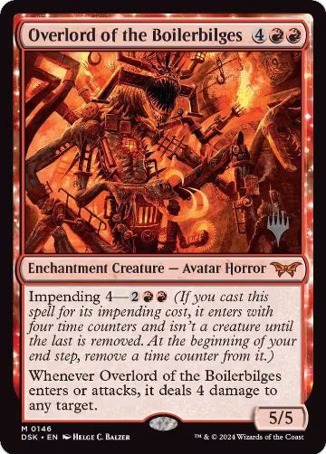 Overlord of the Boilerbilges (146), Promo Pack: Duskmourn: House of Horror — Magic card price