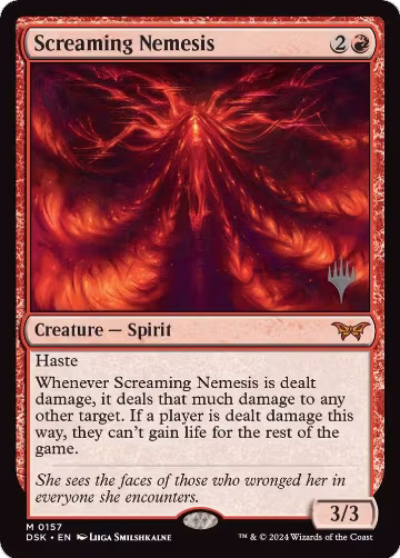 Screaming Nemesis (157), Promo Pack: Duskmourn: House of Horror — Magic card price