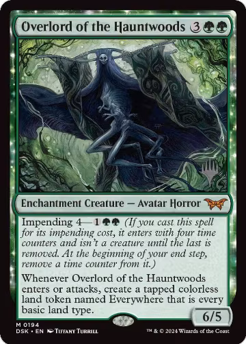 Overlord of the Hauntwoods (194), Promo Pack: Duskmourn: House of Horror — Magic card price