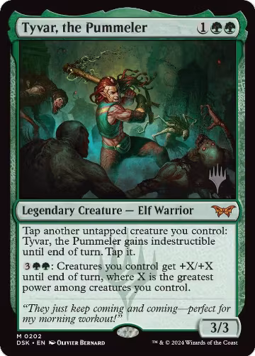 Tyvar, the Pummeler (202), Promo Pack: Duskmourn: House of Horror — Magic card price