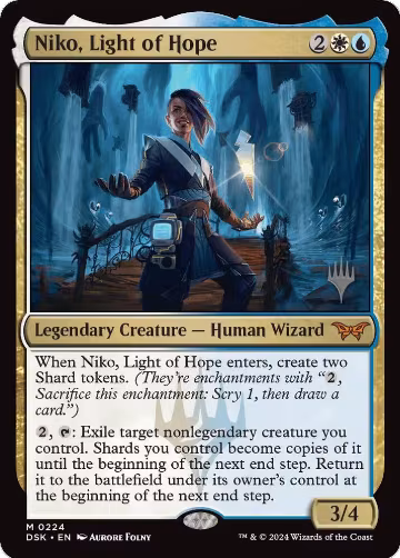 Niko, Light of Hope (224), Promo Pack: Duskmourn: House of Horror — Magic card price