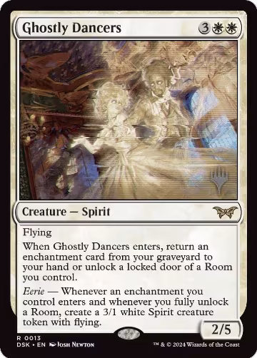 Ghostly Dancers (13), Promo Pack: Duskmourn: House of Horror — Magic card price