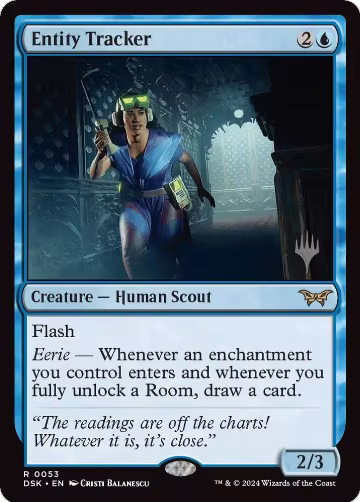 Entity Tracker (0053) (53), Promo Pack: Duskmourn: House of Horror — Magic card price