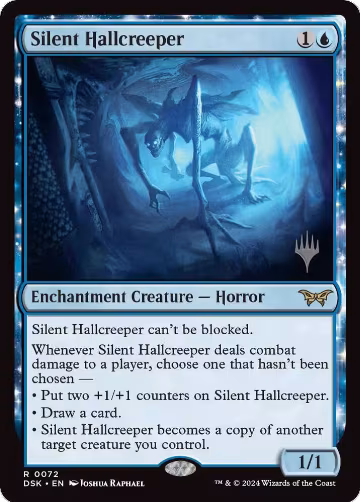 Silent Hallcreeper (72), Promo Pack: Duskmourn: House of Horror — Magic card price